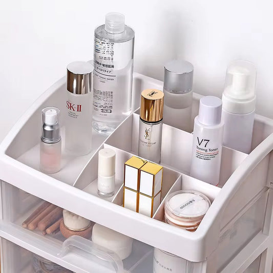 Organizador de maquillaje con cajones