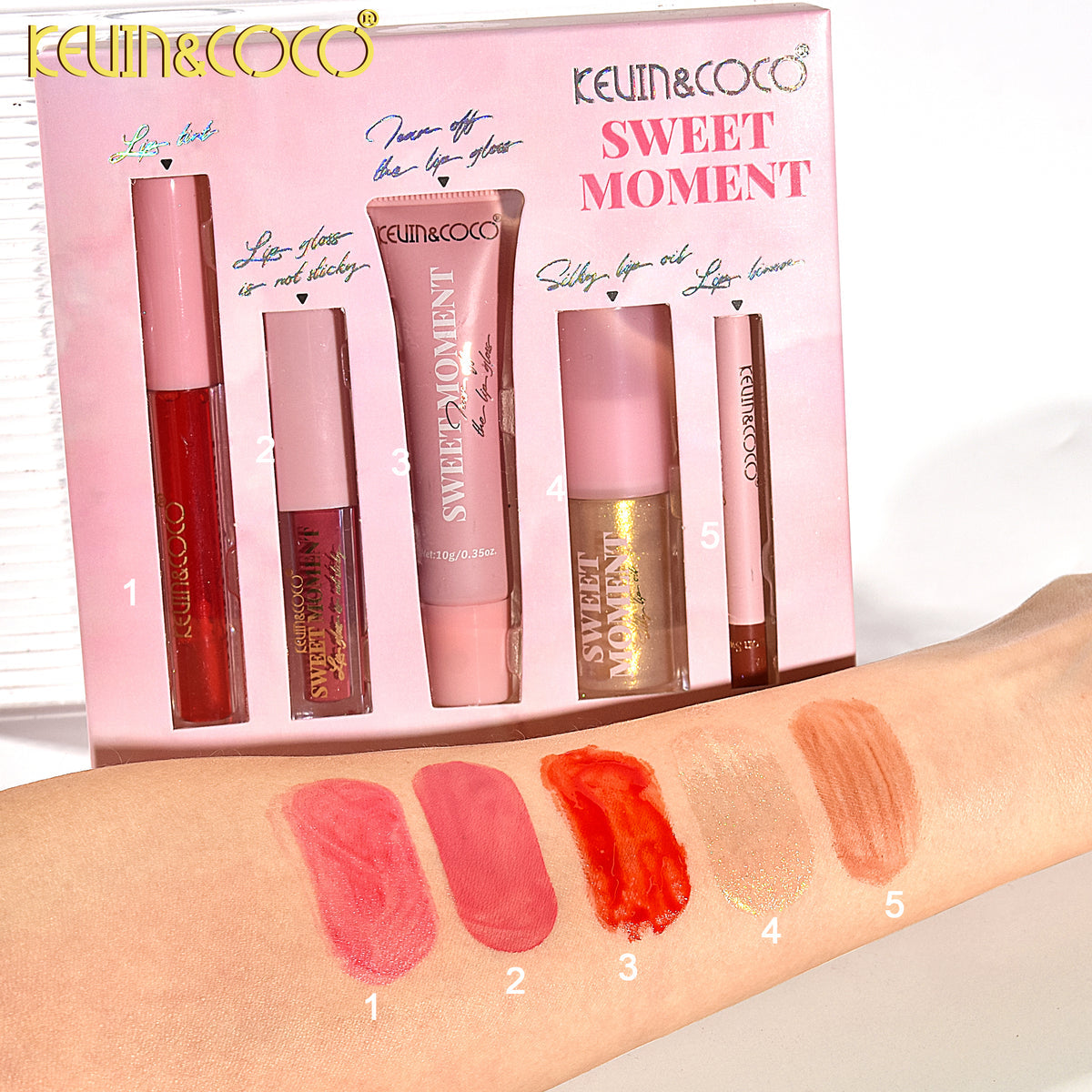 Set de Labiales Sweet Moment - Kevin&Coco