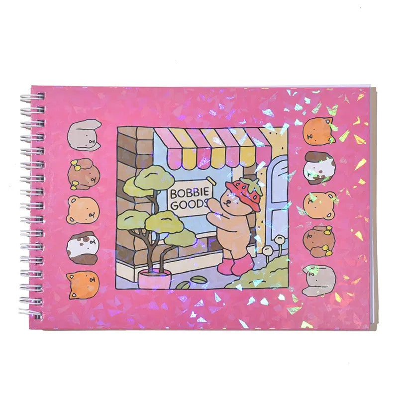 Bobbie Goods - libro para colorear anillado
