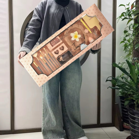 Juego de brochas y accesorios de belleza