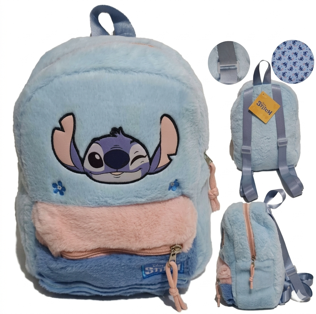 Mochila Peluche Stitch