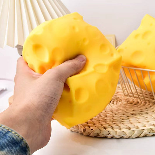 Squishy queso XXL antiestrés apretable grande