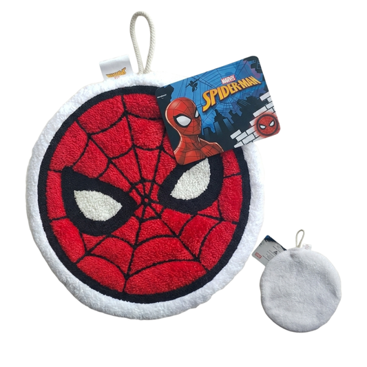 Toalla de mano Spiderman con colgador