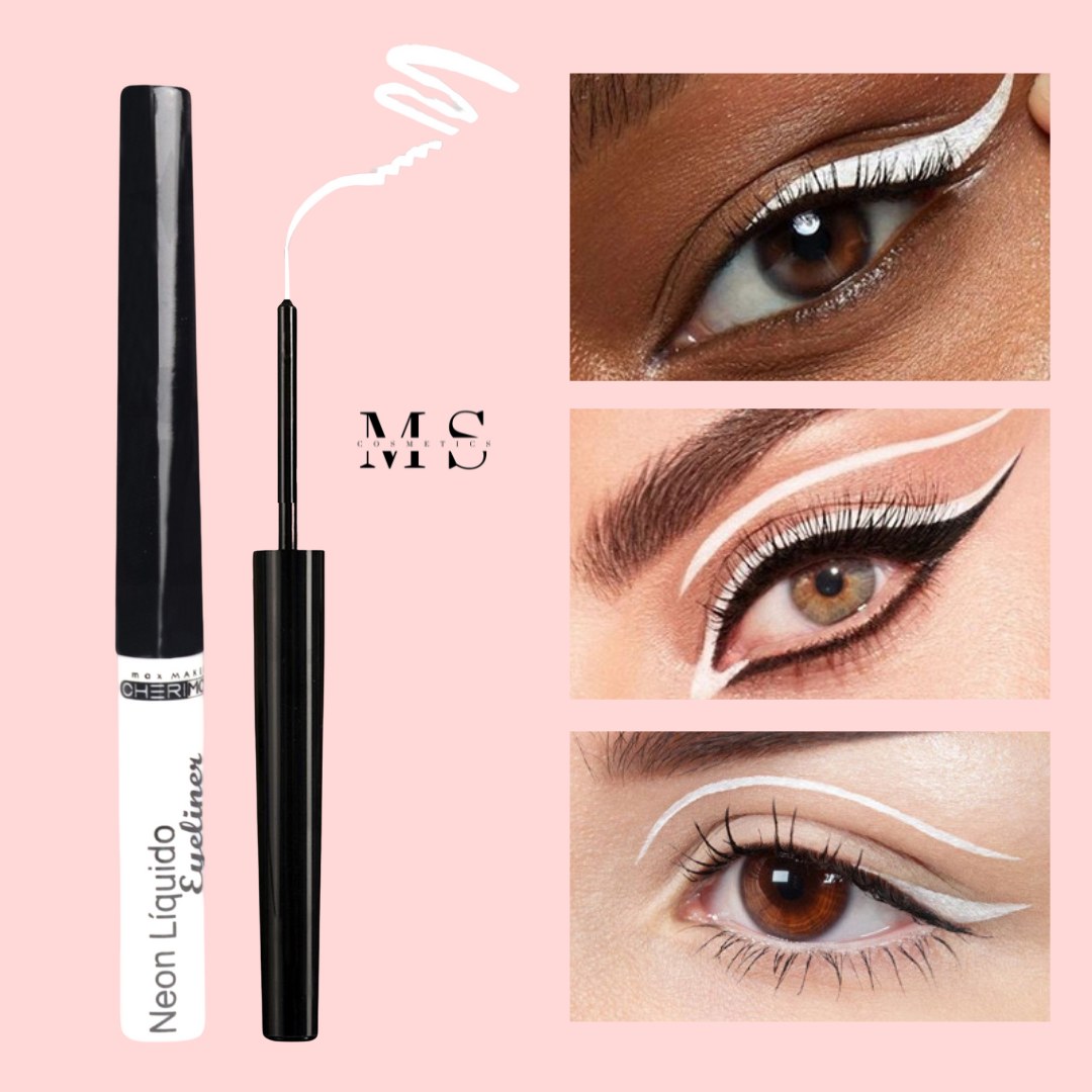 Delineador Eyeliner Punta Pincel Delineador Líquido Negro Punta