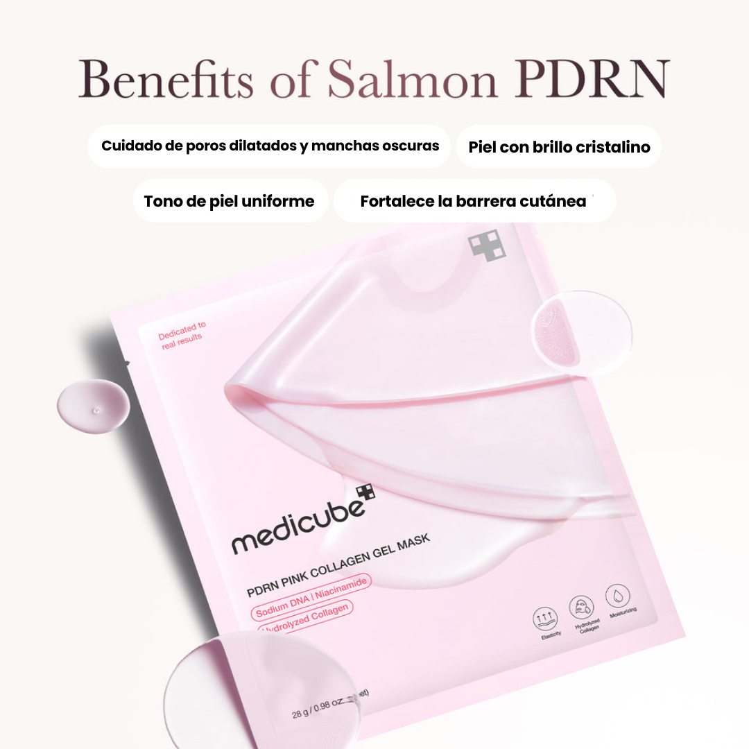 Salmon PDRN Pink Collagen Jelly Gel Mask - Medicube