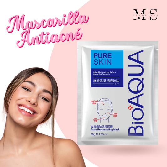 Mascarilla Facial AntiAcné Pure Skin - Bioaqua