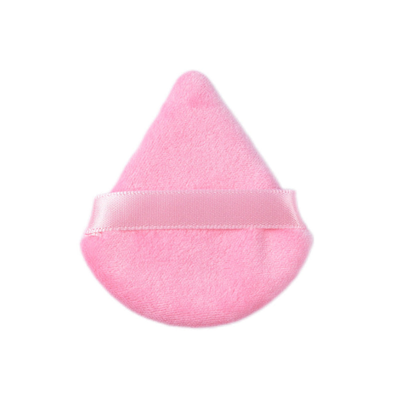 Borla triangular de maquillaje