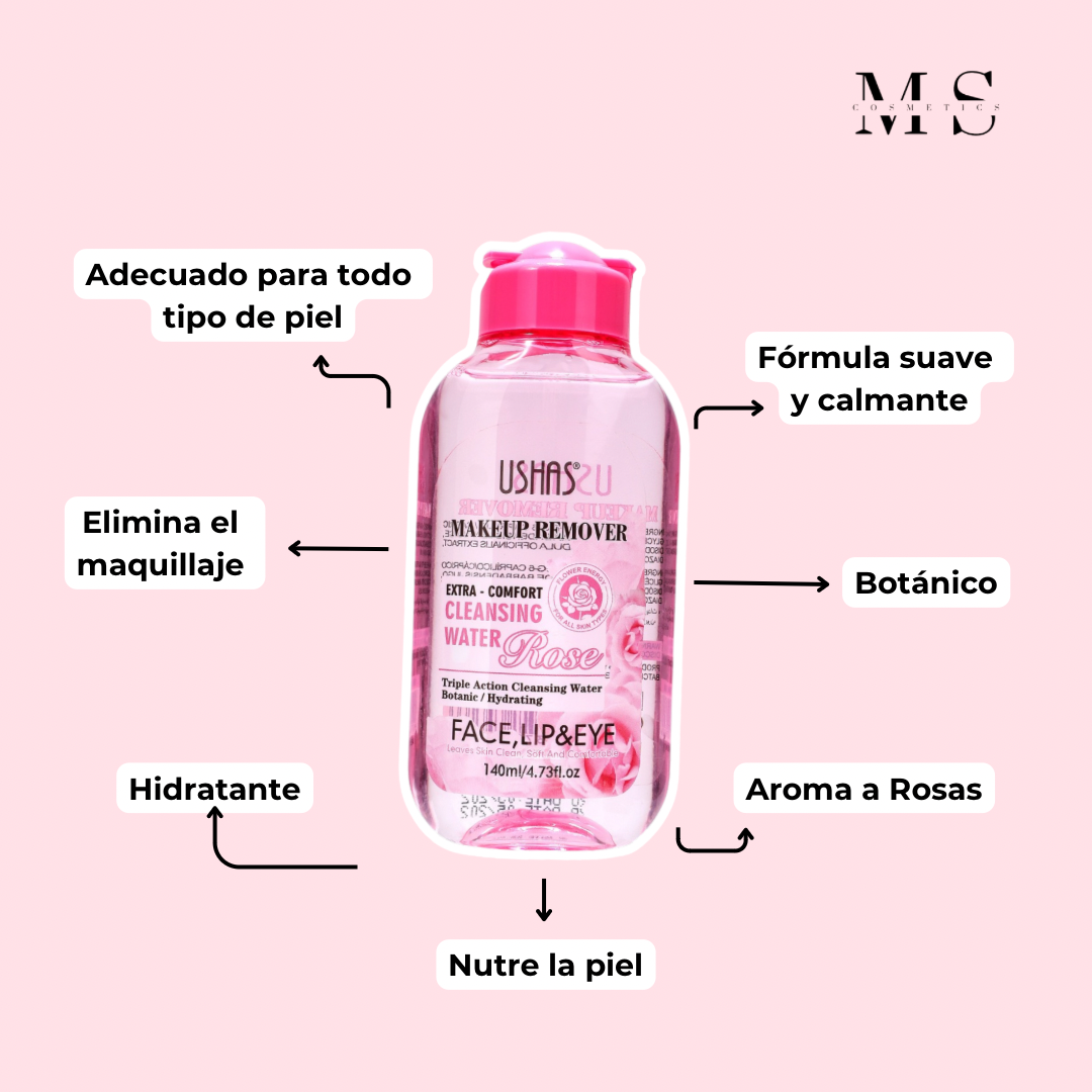 Removedor de Maquillaje - Ushas Cosmetics