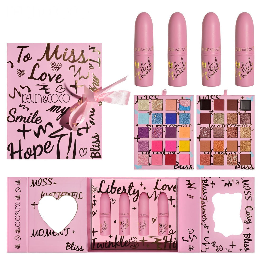 Kit Maquillaje Sombras & Labiales - kevin&coco