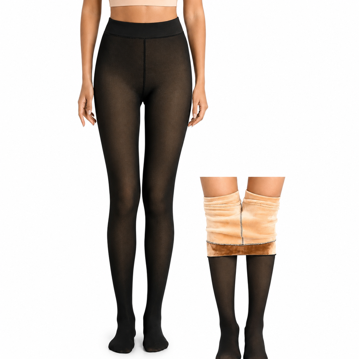 Panties efecto piel abrigadora