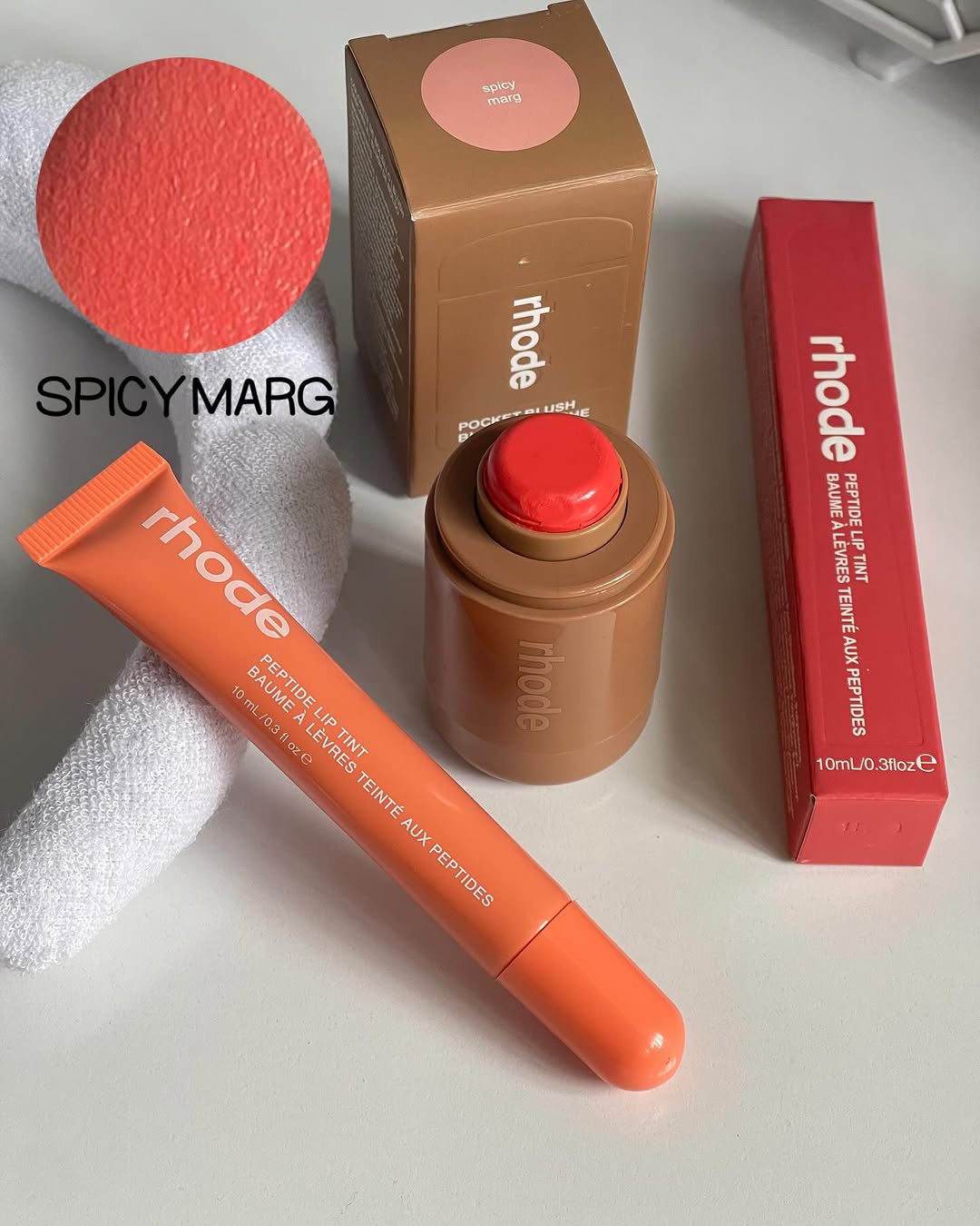 Kit Peptide LipTint + Pocket Blush Tono Spicy Marg