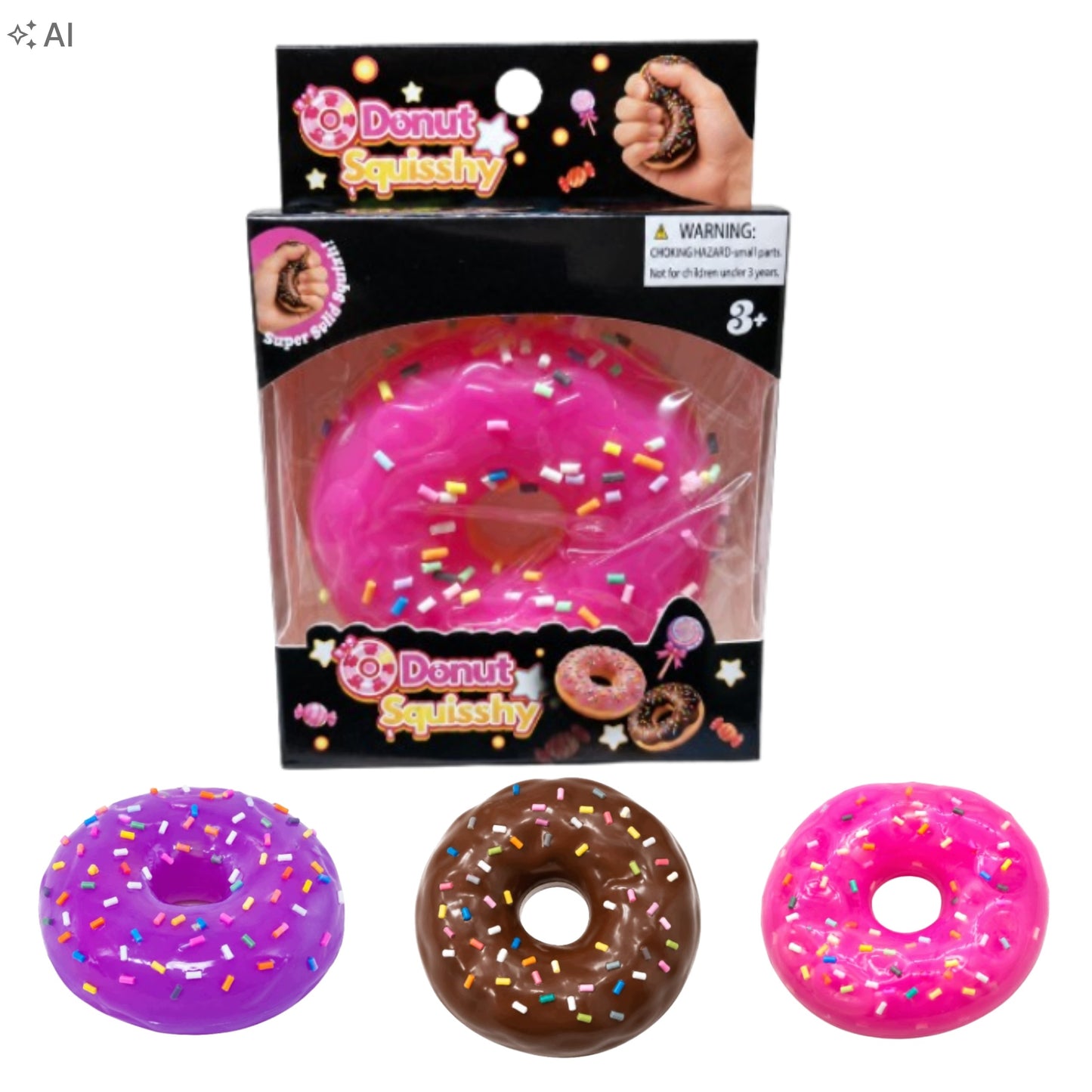 Squishy donut antiestrés apretable
