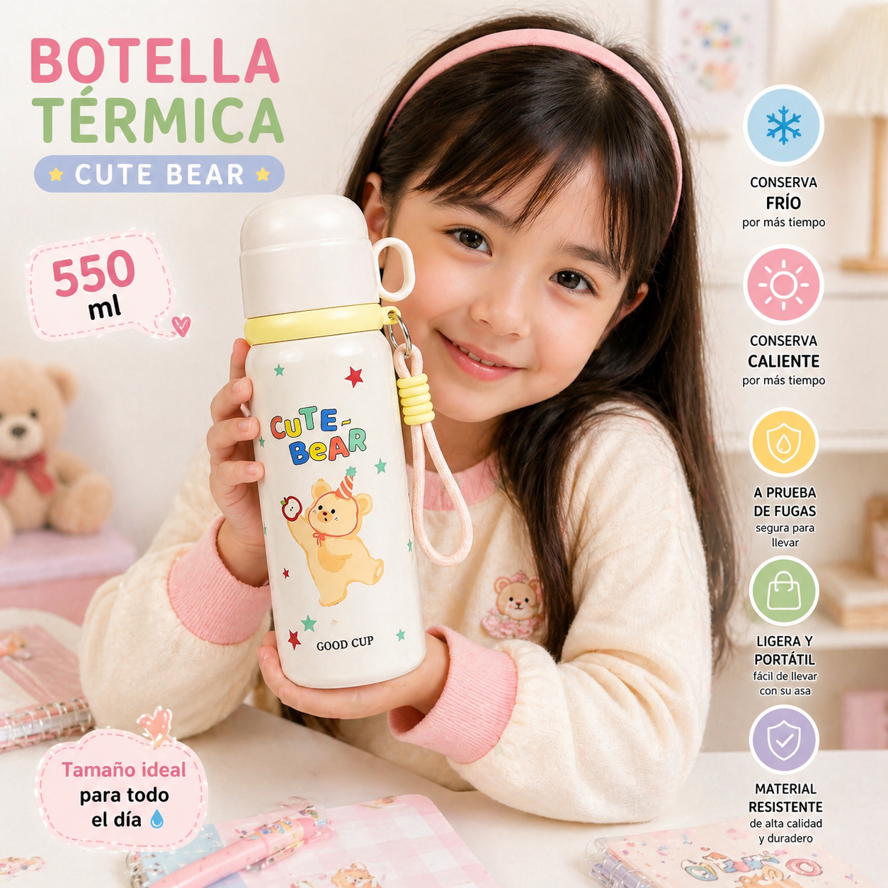 Termo con tasa 550ml