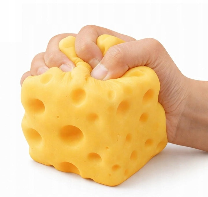 Squishy queso XXL antiestrés apretable grande