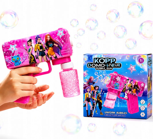 Pistola burbujas con sonido musical y luces - kpop