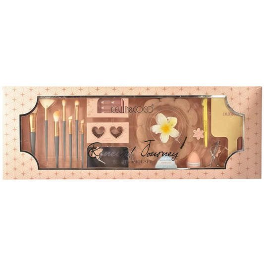 Juego de brochas y accesorios de belleza