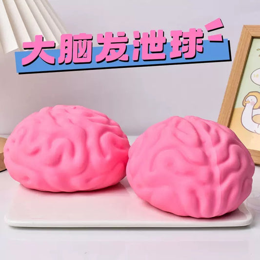 Squishy cerebro XXL antiestrés apretable