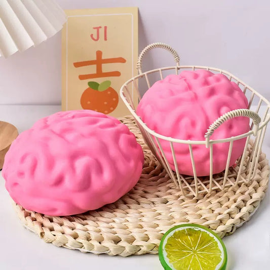 Squishy cerebro XXL antiestrés apretable