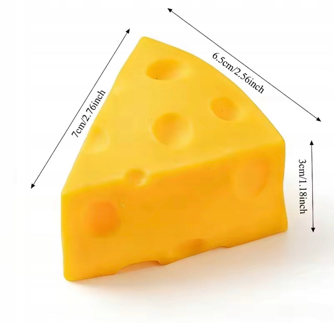 Squishy queso tajada antiestrés apretable
