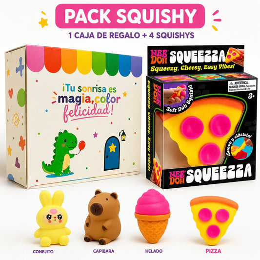 Pack Squishy + caja de regalo