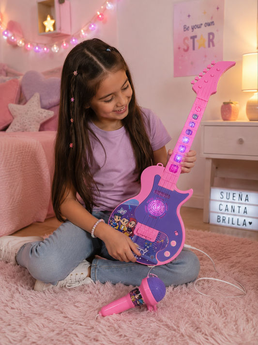 Guitarra musical inalámbrica Kpop Demon Hunters