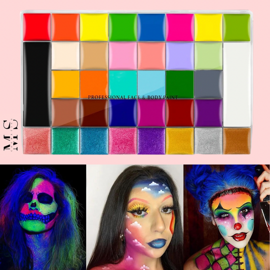 Pintura Artística de Maquillaje - 36 colores