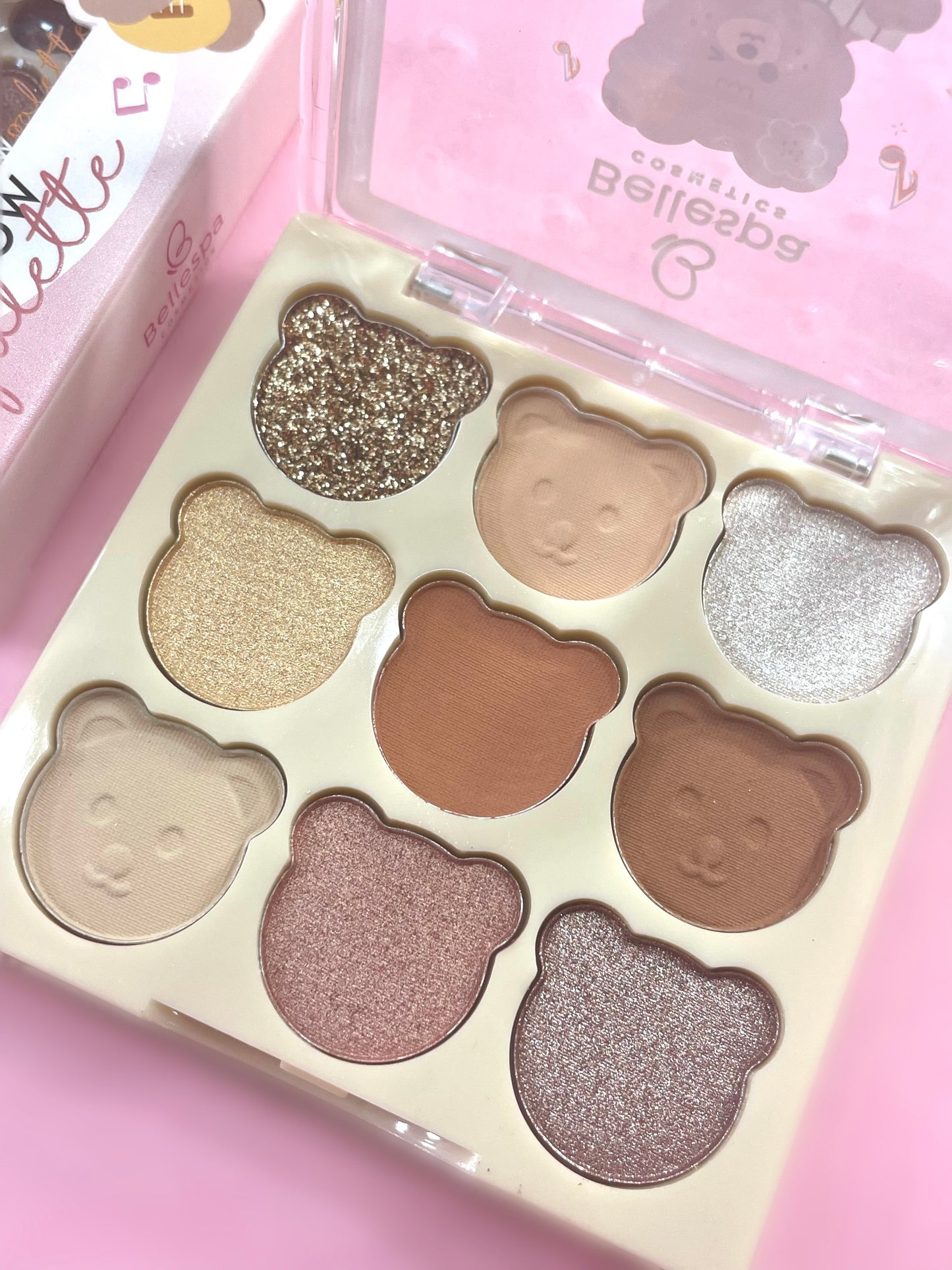 Paleta de Ojos 9 Tonos Teddy - BelleSpa