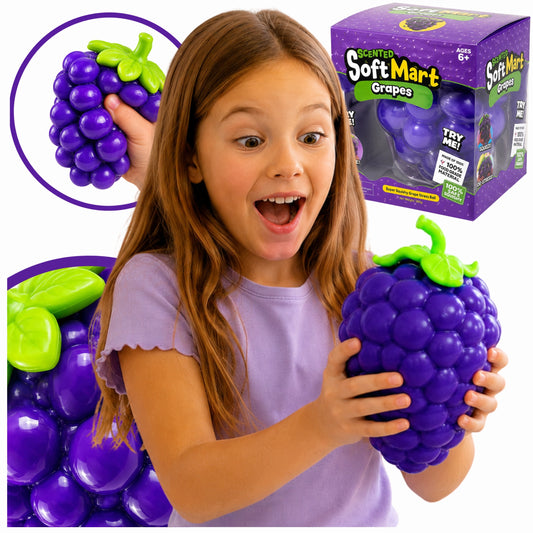 Squishy uva XXL grande antiestrés apretable