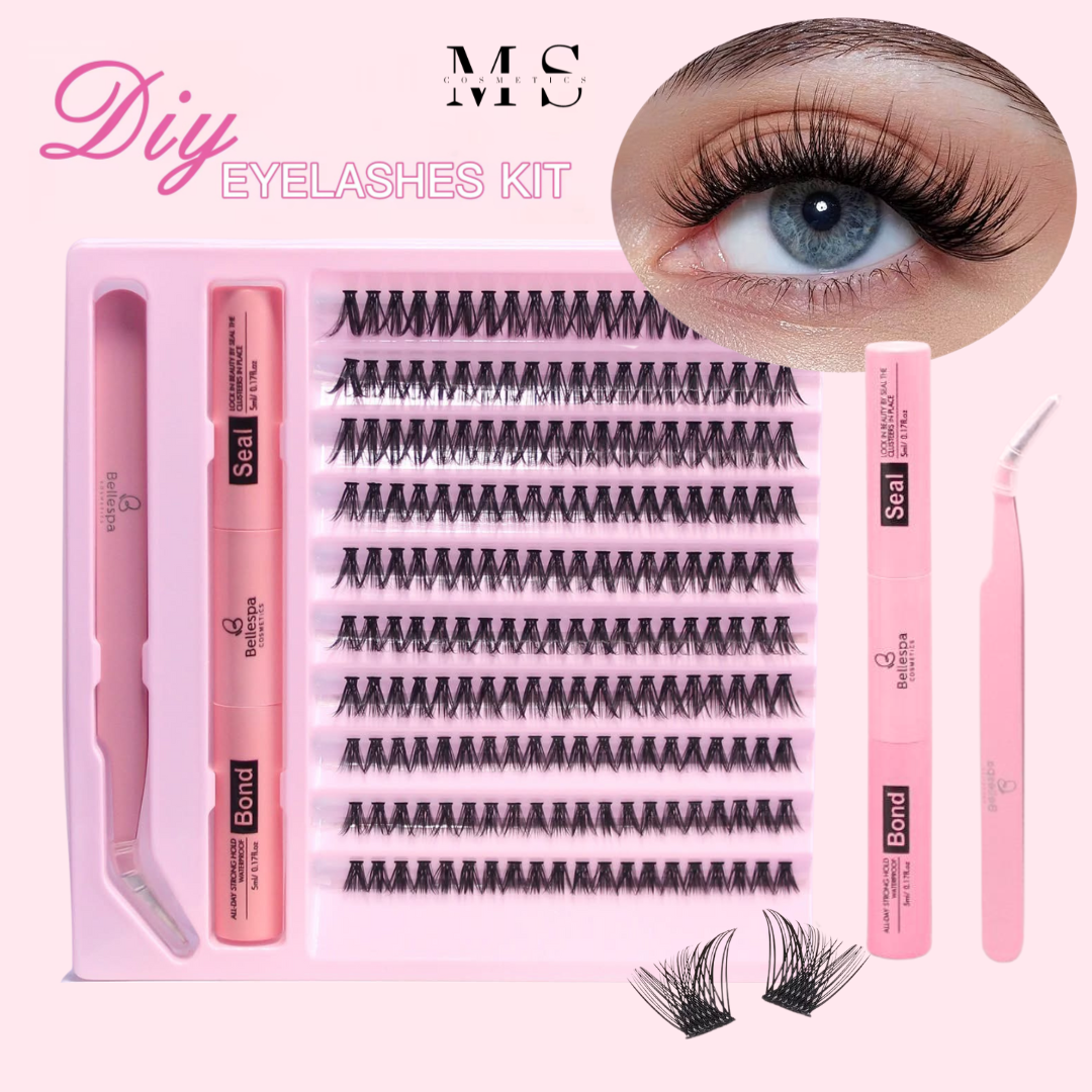 Kit completo extensiones de pestañas