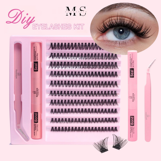 Kit completo extensiones de pestañas
