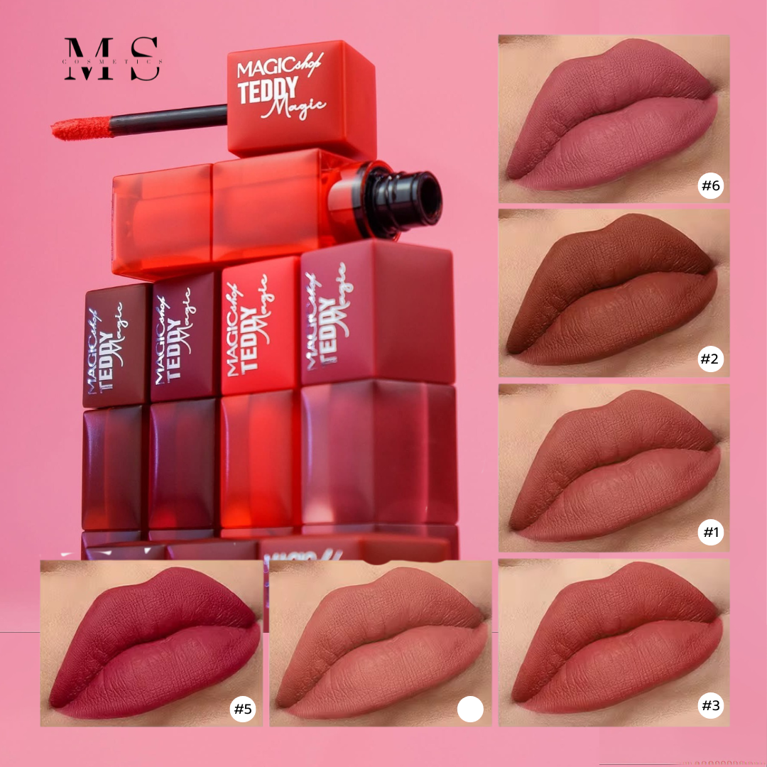 Labial Teddy Magic - efecto Terciopelo