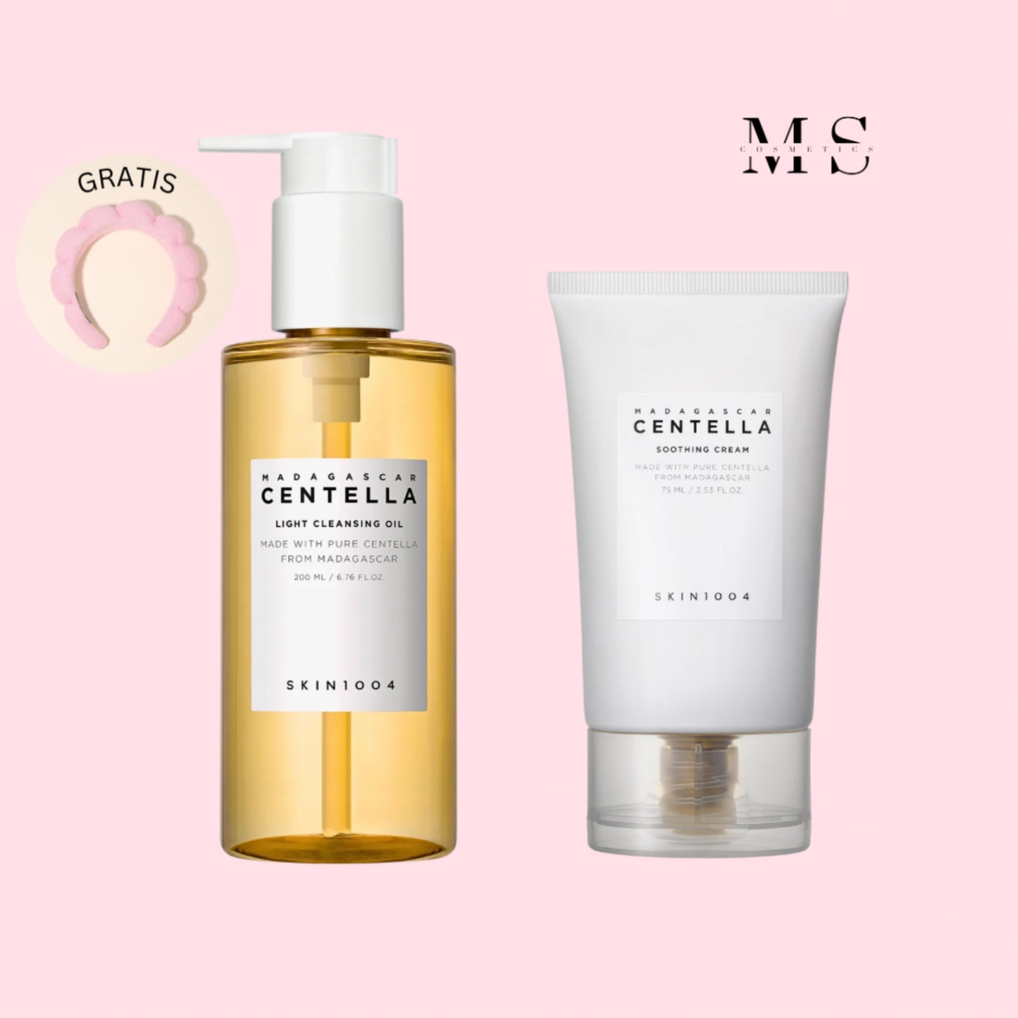 Light Cleansing Oil + Soothing Cream Centella Madagascar