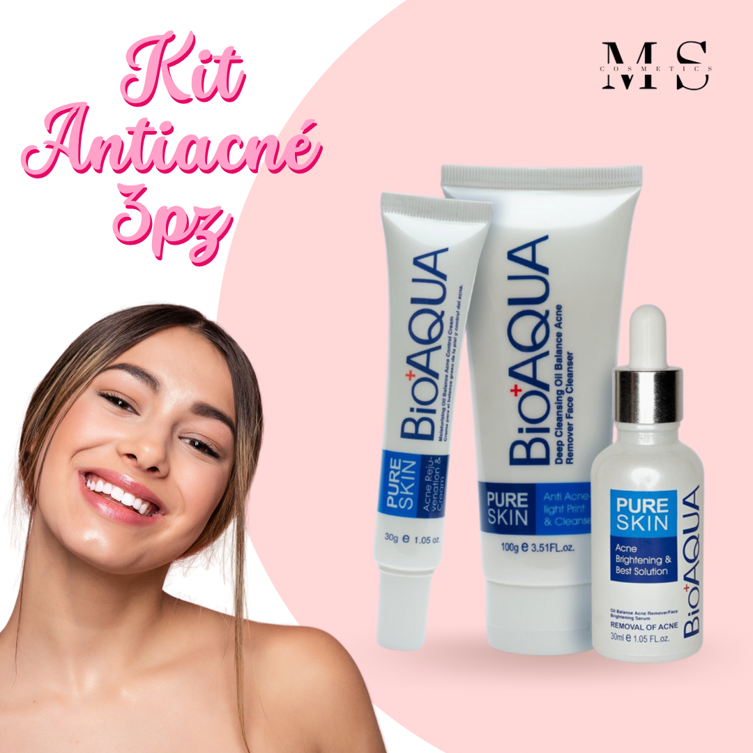 Kit Antiacné Pure Skin 3pz - Bioaqua