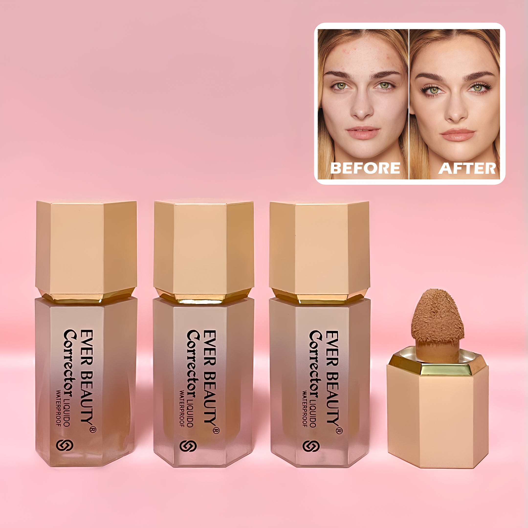 Corrector Líquido con aplicador - Ever Beauty