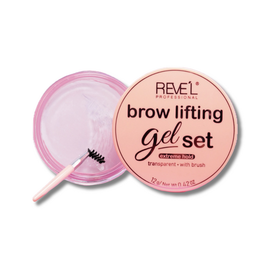 Gel Fijador de Cejas  Transparente con Cepillo – Efecto Laminado Natural