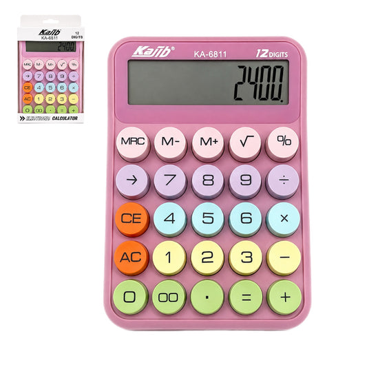 Calculadora Kawaii color pastel