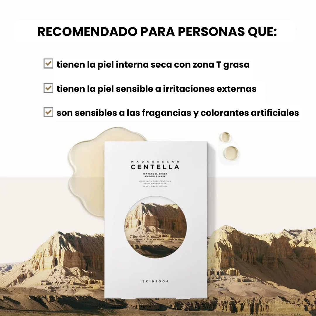 MADAGASCAR CENTELLA WATERGEL SHEET AMPOULE MASK