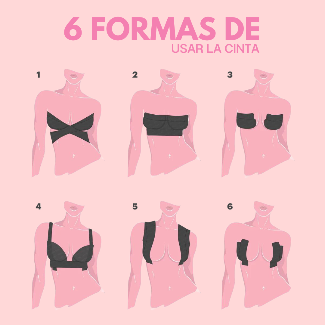Cinta levanta busto invisible -5mts