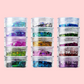 PIGMENTOS GLITTER 6 COLORES