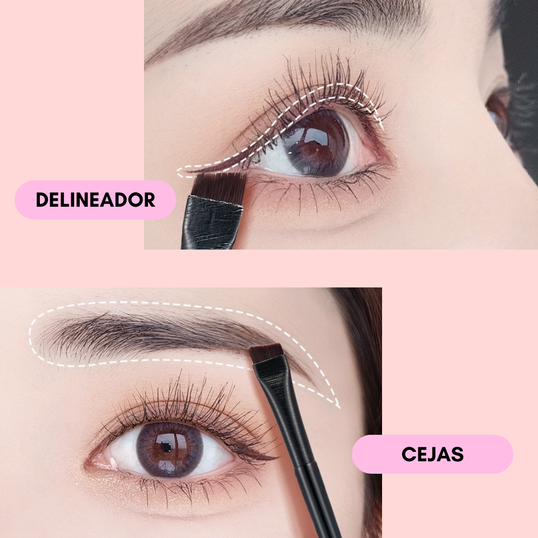 Brochas para ojos y cejas 2 unidades