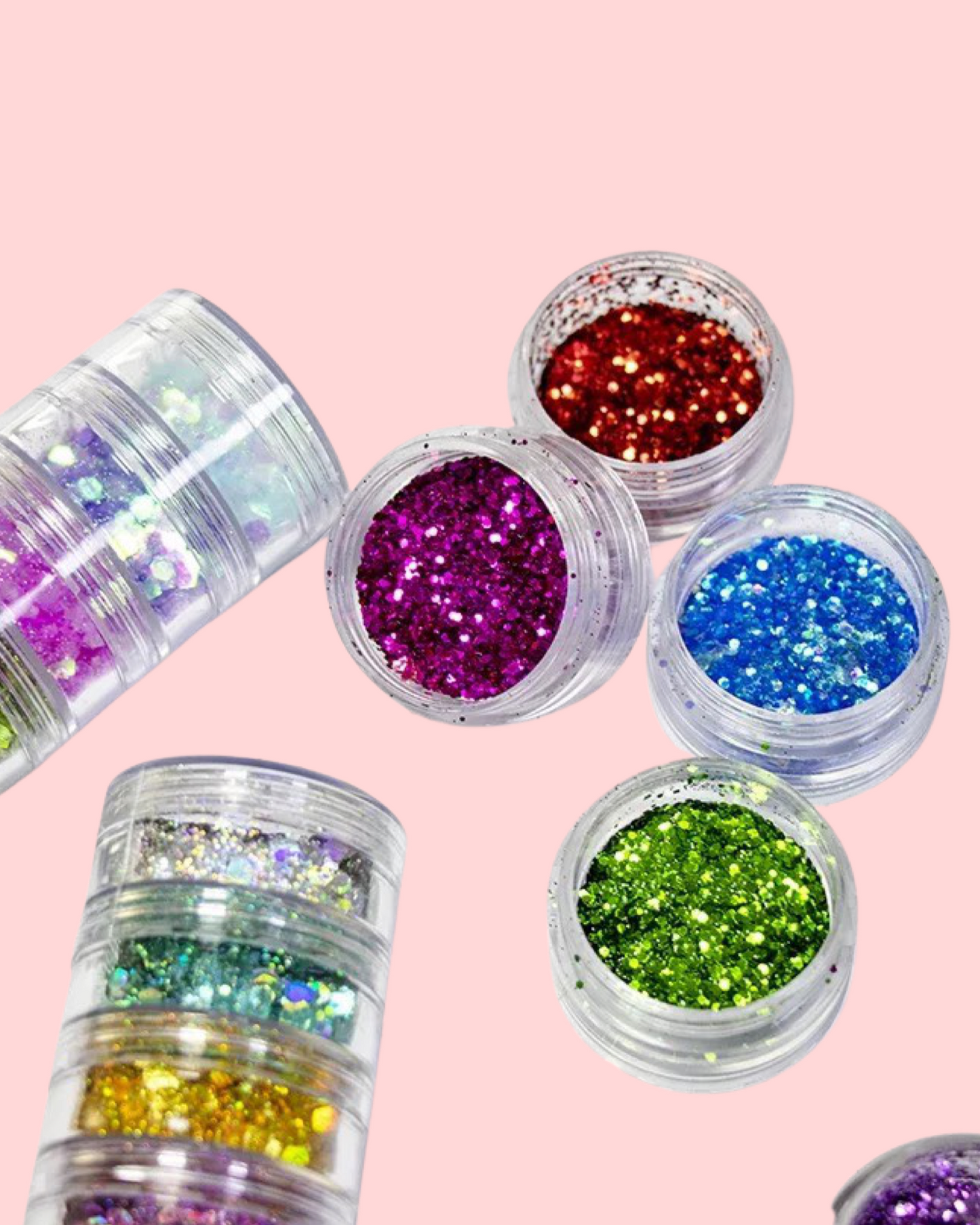 PIGMENTOS GLITTER 6 COLORES